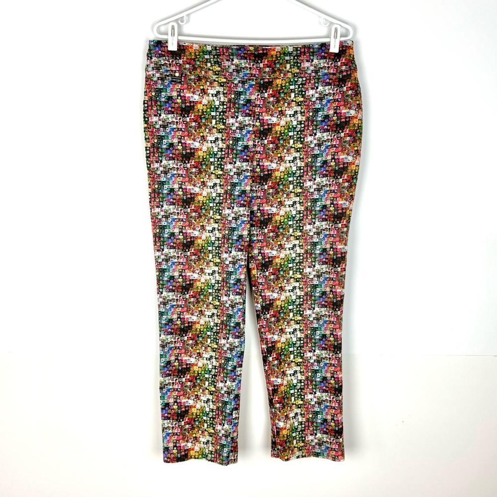 Lisette floral photo ankle pants - Picture 3 of 6